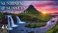 9 HRS Most Beautiful Sunrises & Sunsets of the World - Wallpapers Slideshow in 4K + Calming Music