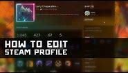 How to Edit & Customize Steam Profile Page - New Animated Icons & Backgrounds