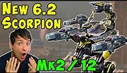 New Maxed 6.2 SCORPION Destroying FFA? War Robots Mk2 Gameplay WR