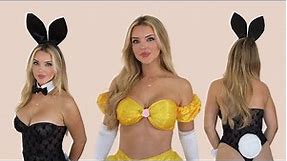 Modeling Halloween Costumes: Try-on Haul with Bunny and Princess Outfits 2023