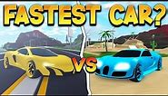 *NERO VS FURY* RACING THE TWO FASTEST SUPERCARS (ROBLOX MAD CITY)