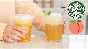 Starbucks Peach Green Tea Lemonade Recipe!