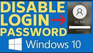 How to Disable Windows 10 Login Password & Lock Screen - 2021 Working