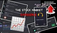 THE ROBLOX STOCK MARKET EXPERIENCE