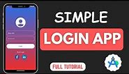 Simple Login App in Android Studio | 2024