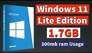 🔥 PREVIEW: Windows 11 Super Lite Edition 2022 | x64/x86 | Multi-Language ISO