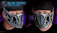 How to Make a Sub-Zero Mask - Free Templates - Foam Cosplay Tutorial Mortal Kombat Movie