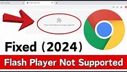 Flash Player For Chrome 2024 | How To Enable Adobe Flash Player On Chrome | Enable Flash Player