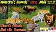 Wizard's Animals Mod v2.4 Showcase New Animals 4k60fps Minecraft JAVA 1.15.2 Animals Ep116