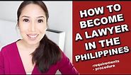 HOW TO BECOME A LAWYER ⚖️ (Requirements? Procedure? Good Grades Needed? PhiLSAT?)