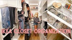 IKEA PAX closet system | Organization & Tour | Part 3
