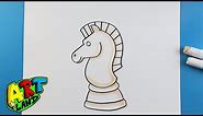 How to Draw a CHESS PIECE
