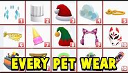 Every Adopt Me Pet Wear And How To Get It