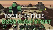 Tower Battles 1v1 Beginner Boss Rush Strategy