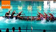 Dragon Boat Racing Teams Compete In Epic Tug Of War (Storyful, Sports)