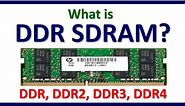 What is a DDR SDRAM?