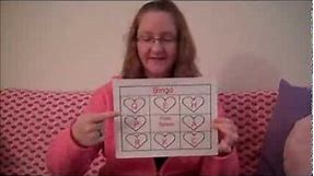 Preschool Valentine Theme -- Play Heart Bingo -- Teach & Learn Letters -- Circle Time Activity!
