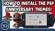 How To Install The Sony PSP Anniversary Themes!