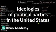 Ideologies of political parties in the United States | US government and civics | Khan Academy