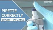 How to pipette correctly – a short step-by-step introduction into proper pipetting