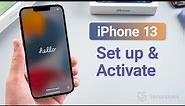 How to Set Up and Activate iPhone 13/iPhone 13 Pro/iPhone 13 Mini
