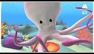 Octopus, Cartoon to learn about sea animals - Alex in the sea