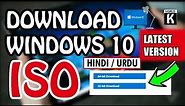Download Original Windows 10 Pro ISO 64 Bit/32 Bit On Microsoft Official Website For Free