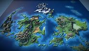 Final Fantasy VII 3D World Map - 3D model by v7x