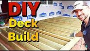 How To Build A Deck - Floor Joists And Joist Hangers