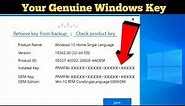 How to Know Windows Genuine OEM Product Key ? Retrieve Windows OEM License key.