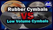 Low Volume Cymbals VS Rubber Cymbals VS Triggered Low Volume Cymbals (For Electronic Drums)