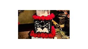 It’s such an honor to make this Gothic wedding cake for Nero and Naomi. Gorgeous styling, beautiful setting and a happy couple.#halloween . . . Wedding planner : @weddingbliz_nl Venue @hotelarena . . . #bellariacakedesign #gothic #gothwedding #japaneseanime #gothicwedding #bruidstaartdenhaag #bruidstaartdenhaag #bruidstaartrotterdam #bruidstaartamsterdam #luxeweddingcakes #freshflowers #bruidstaartwassenaar #bruid2022 #bridetobe2023 #taartbestellennootdorp #bruidstaartrijswijk #weddinginspiratio