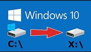 How to move the Program folders on Windows 10