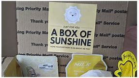 Free Sunshine Box Printable, Plus Care Package Inspo 🌞