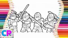 Lego Ninjago Coloring Pages, Coloring Pages Tv, Ninjago Ready for Action