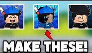 How To Make "FREE" Cartoony and Customizable ROBLOX PROFILE PICTURE!!
