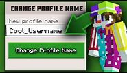 How to change your Minecraft username/skin