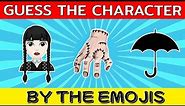 Guess The Wednesday Characters By Emojis #1 | Wednesday Quiz