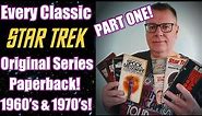 Every Classic Star Trek TOS Paperback From The 1960's and 1970's - Part One!