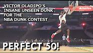 VICTOR OLADIPO'S INSANE UNSEEN DUNK FOR THE NBA DUNK CONTEST
