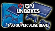 Azurite Blue PS3 Super Slim Unboxing
