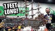 Huge LEGO Steampunk Pirate Ship – 60,000 Pieces!