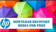 Download Genuine Windows 10/8/7 HP recovery media for free