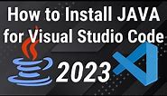 How to set up Java in Visual Studio Code
