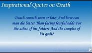 Inspirational Quotes on Death