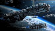 Space Combat Humanity Vs Aliens ancient race - Epic Space Battle Scenes