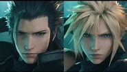 Cloud copying Zack's behaviour - Final Fantasy 7 Remake