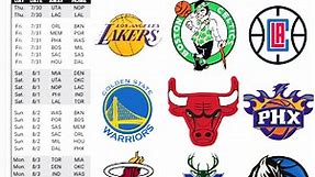 Here are all the printable NBA team schedules for the 2020-21 season - Interbasket