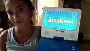 UNBOXING OF SYLVANIA 7 INCH PORTABLE DVD PLAYER!!!