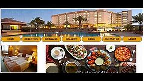 HOTEL MANAGEMENT SYSTEM HTML+CSS+JAVASCRIPT project